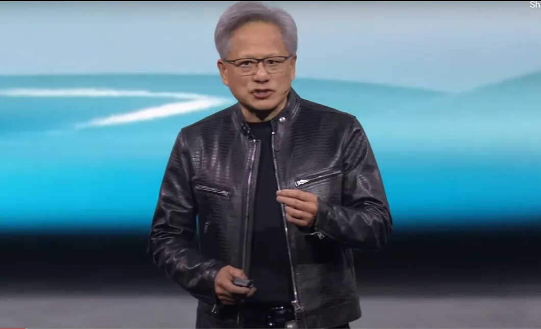    Генеральный директор корпорации Nvidia Дженсен Хуанг © Nvidia (кадр из видео)