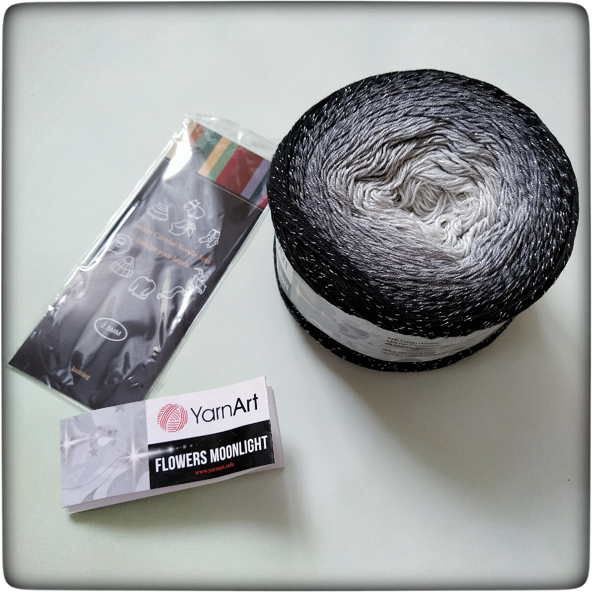 Пряжа и спицы