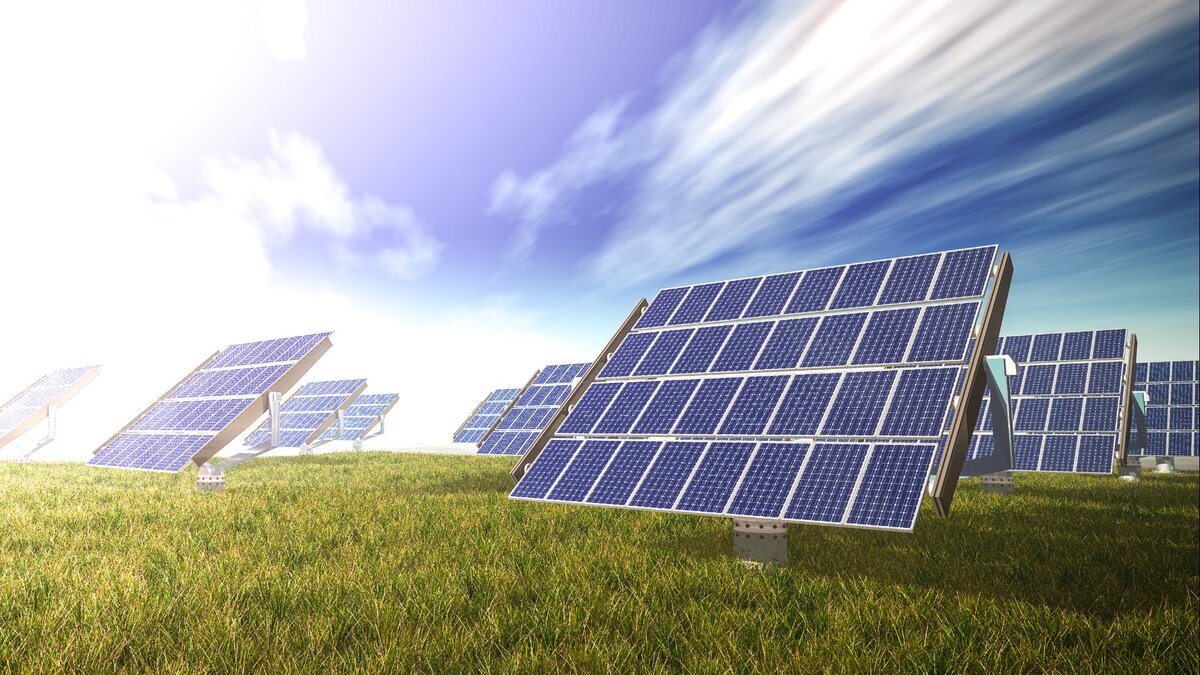 *Солнечные панели 