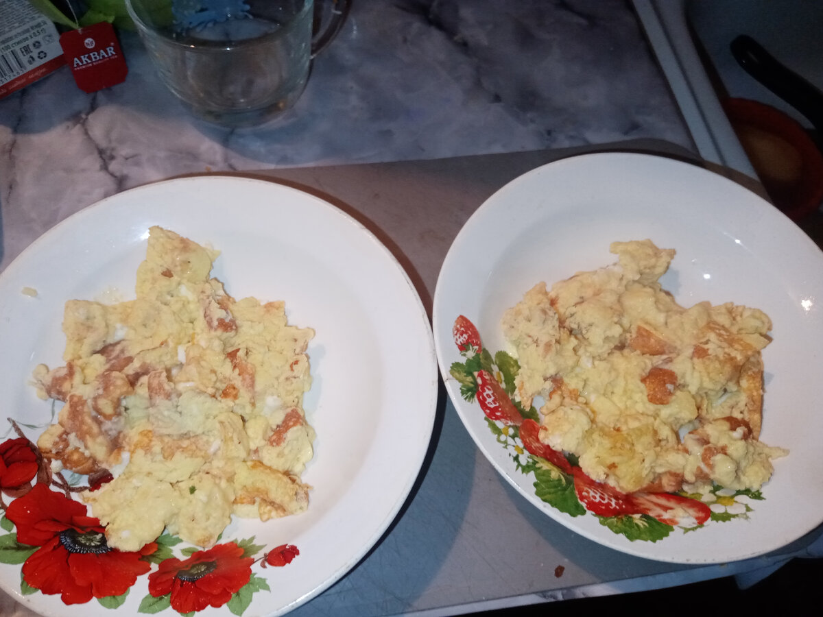 с мамой так завтракали