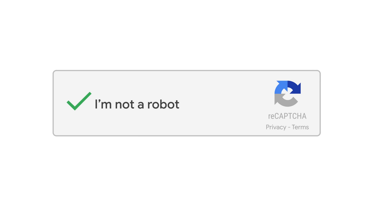 Изображение: Google reCAPTCHA