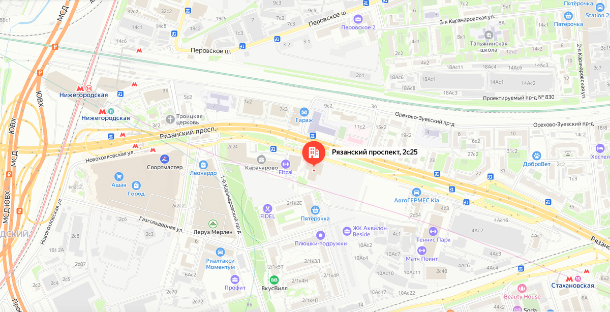 Местоположение под застройку BESIDE 2.0