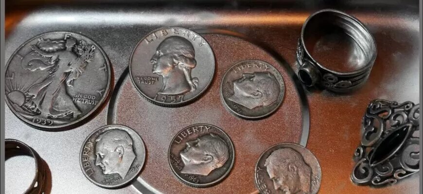 Ультразвуковые ванны можно применять для чистки серебра