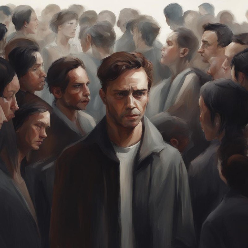 грустный человек