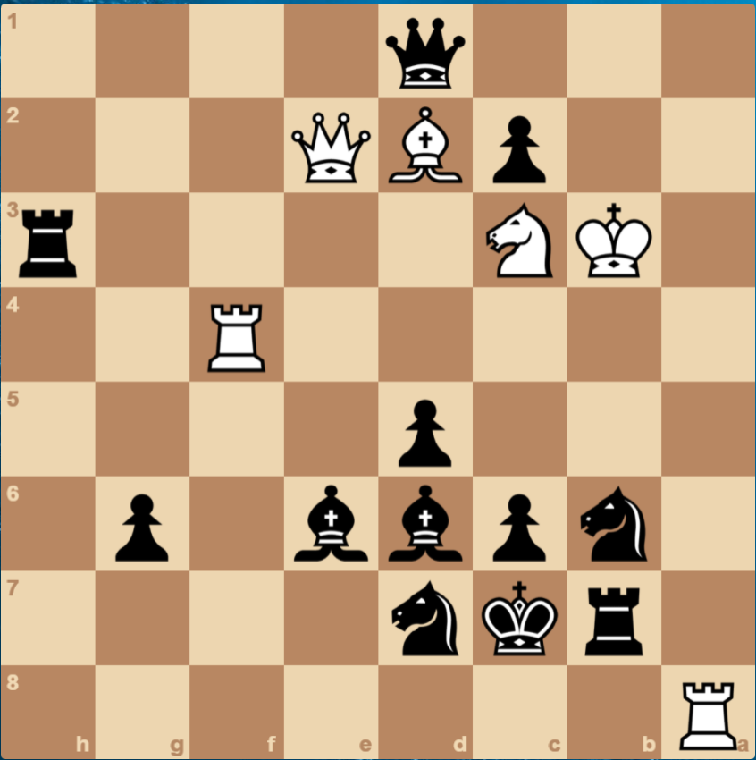 1. мат в 1 ход, ход черных