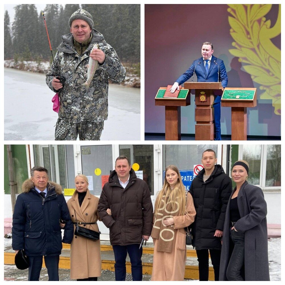 Мэр похвастался в соцсетях, что ходил голосовать всей семьей. Фото: телеграм-канал "Владислав Пинаев".