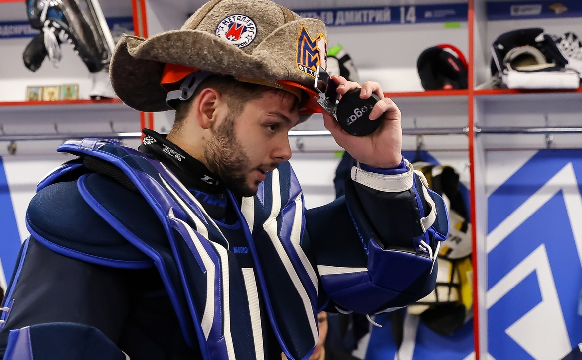 Илья Набоков пока главный герой серии "Магнитка" - "Спартак". Фото: ХК "Металлург"