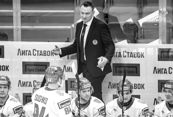    Главный тренер сборной Белоруссии по хоккею Константин Кольцов