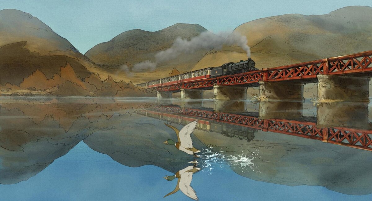 Кадр из мультфильма «Иллюзионист», 2010 год, режиссер Сильвен Шоме