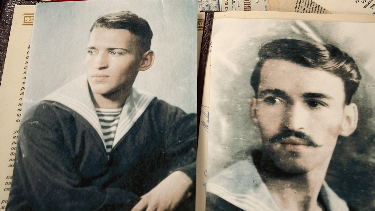 Николай Владимирович в период службы на флоте