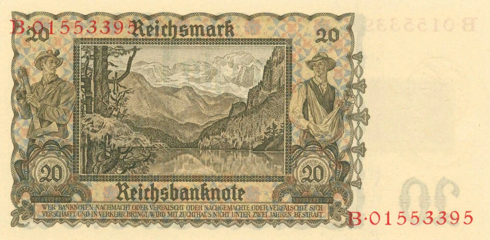 20 рейхсмарок 1948 года (реверс)