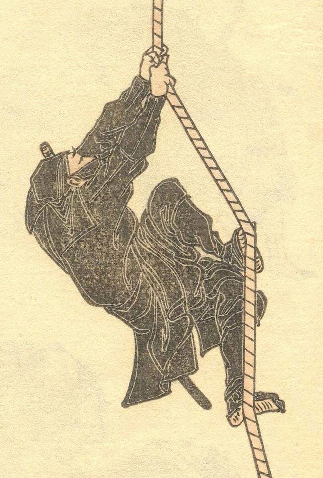 Японский воин-ниндзя.