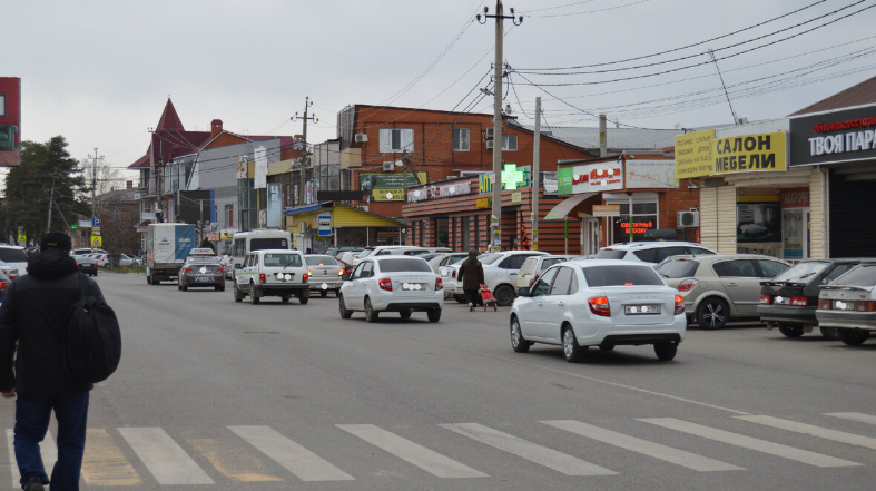 Фото автора. Март 2024. Центр районного города Кубани.