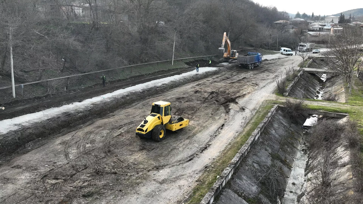 Ремонт дорог в Кахети © Courtesy of Roads Department of Georgia