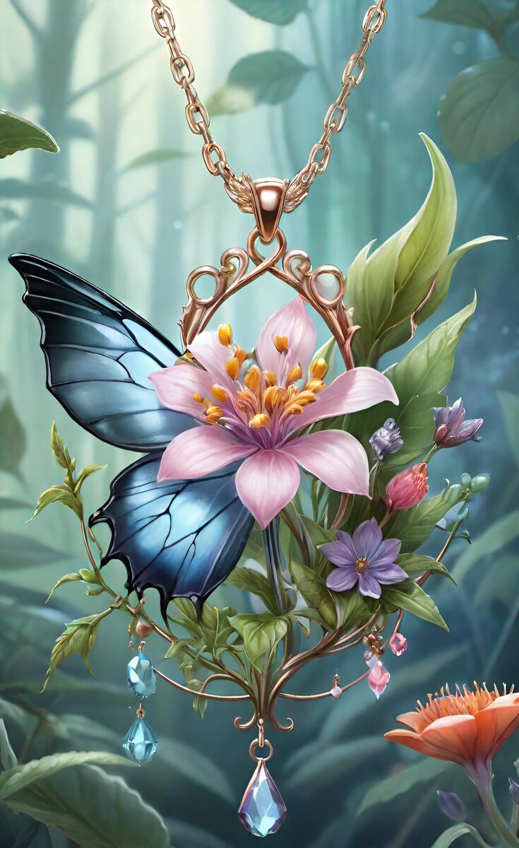 Волшебное колье для феи от Vincento и ИИ-dream