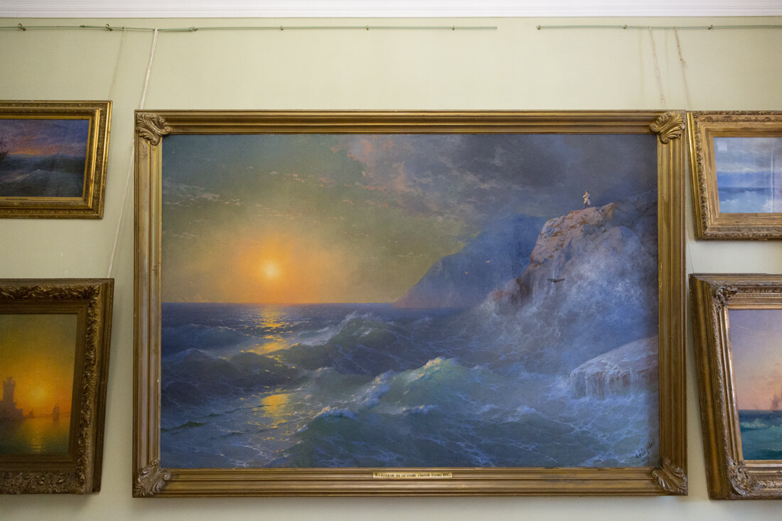 Айвазовский. Наполеон на острове Святой Елена