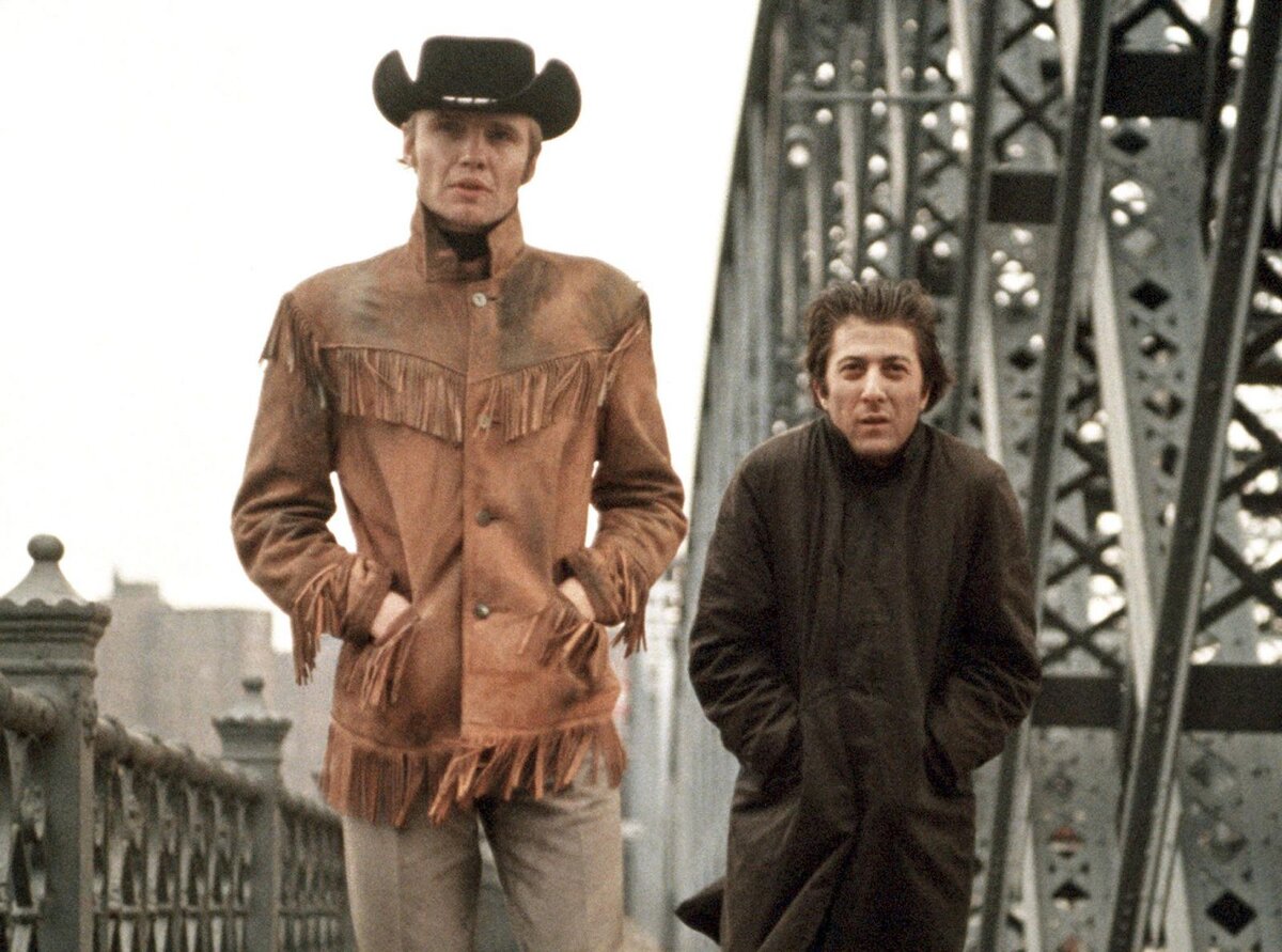 Дастин Хоффман и Джон Войт в фильме «Полуночный ковбой» 1969 г.