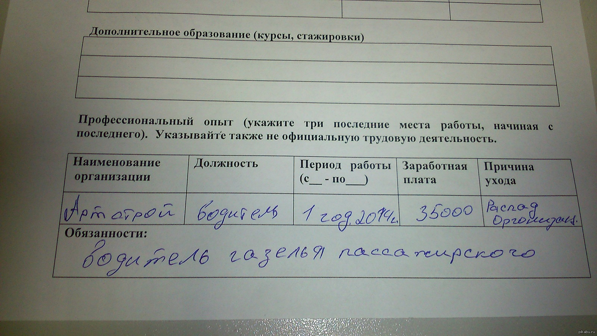 Анкета кандидата для работы в парке | Академия про денежки | Шалыгин Илья |  Дзен