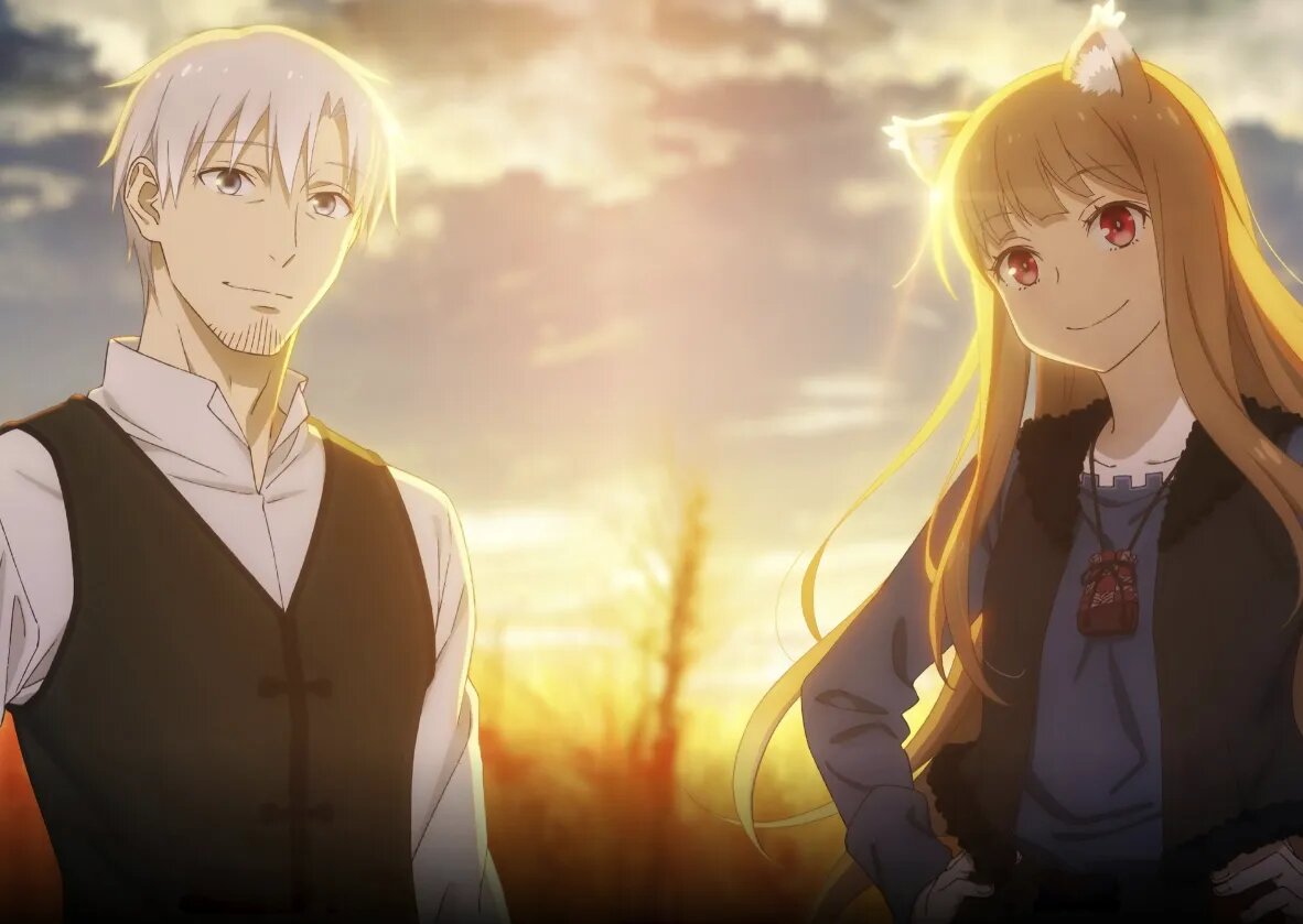 Постер аниме «Волчица и пряности: Торговец встречает мудрую волчицу»   📷