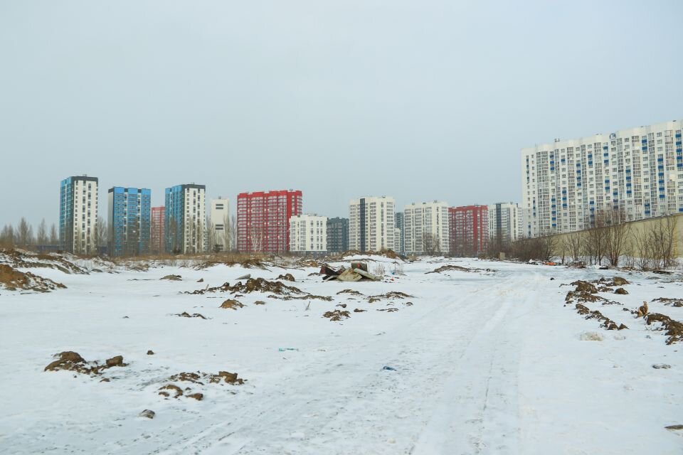    Участок квартала 2012 со стороны улицы Власихинской. Февраль 2024 года. Источник: Виталий Барабаш