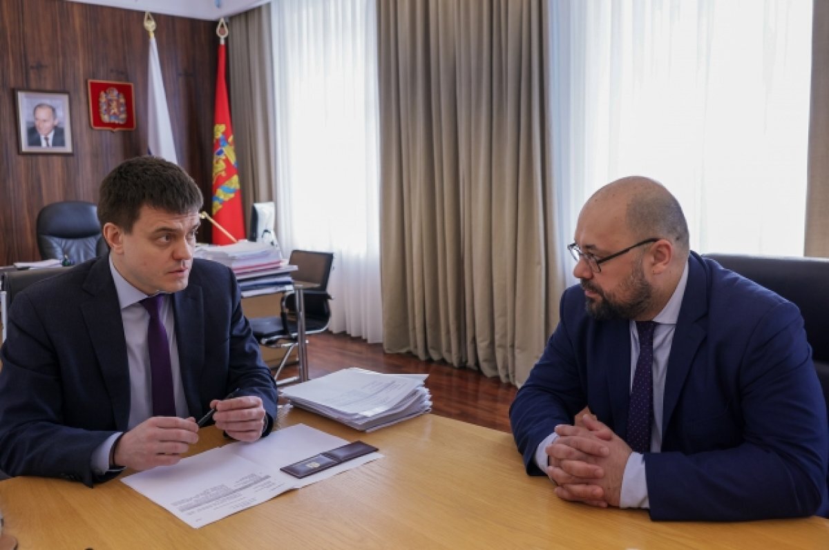    Губернатор обозначил министру основные приоритеты в развитии строительного комплекса и сфере ЖКХ.