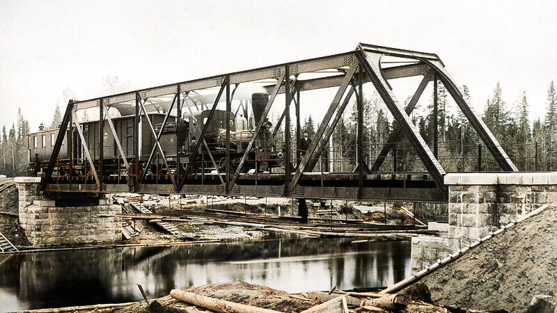 Северная железная дорога, фото начала XX века 