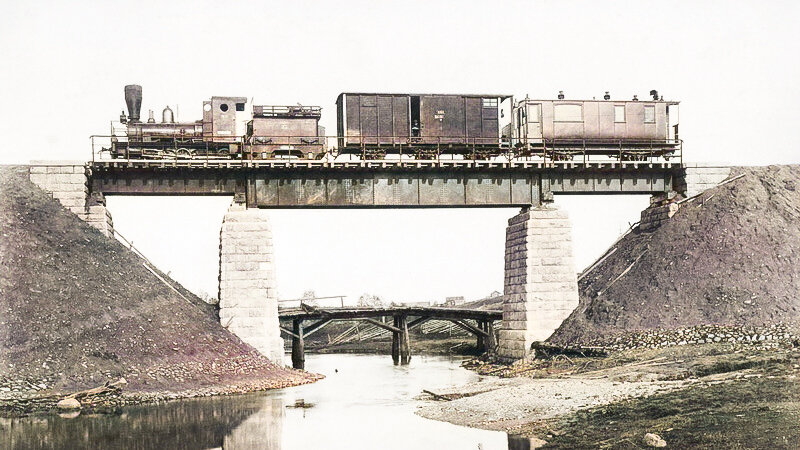 Северная железная дорога, фото начала XX века 