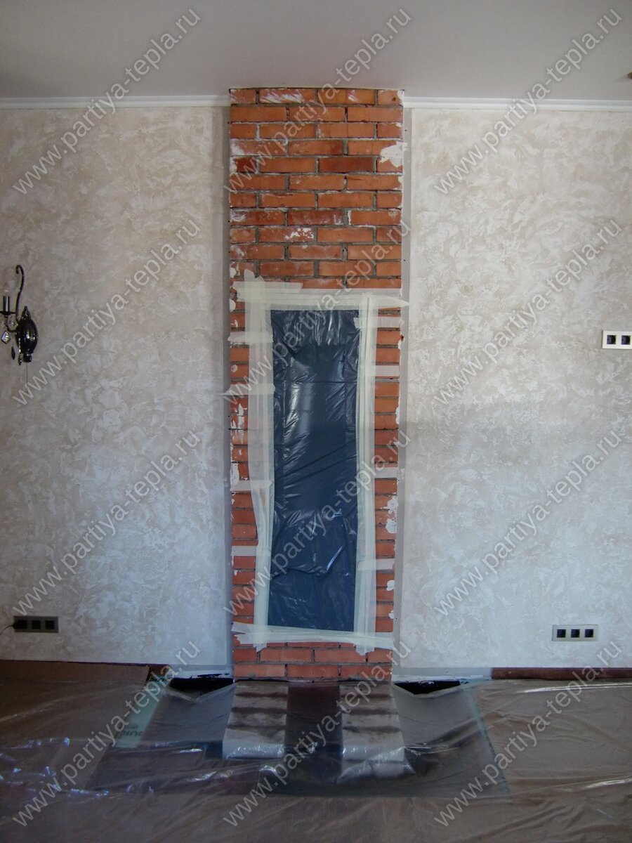Листайте галерею. Гильзование кирпичного дымохода при установке камина Spartherm (фото отчет)

