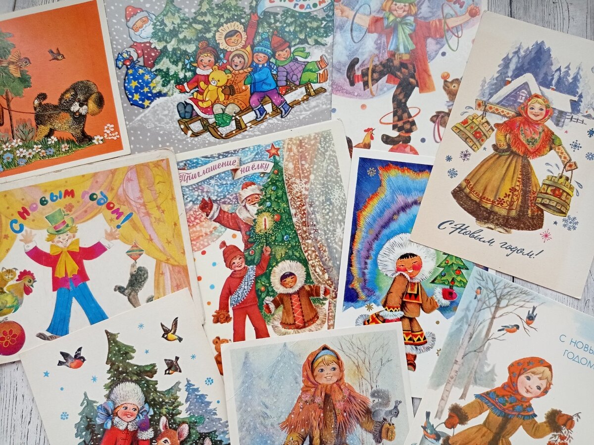 художник Лидия Манилова (открытки из личной коллекции, фото автора блога)