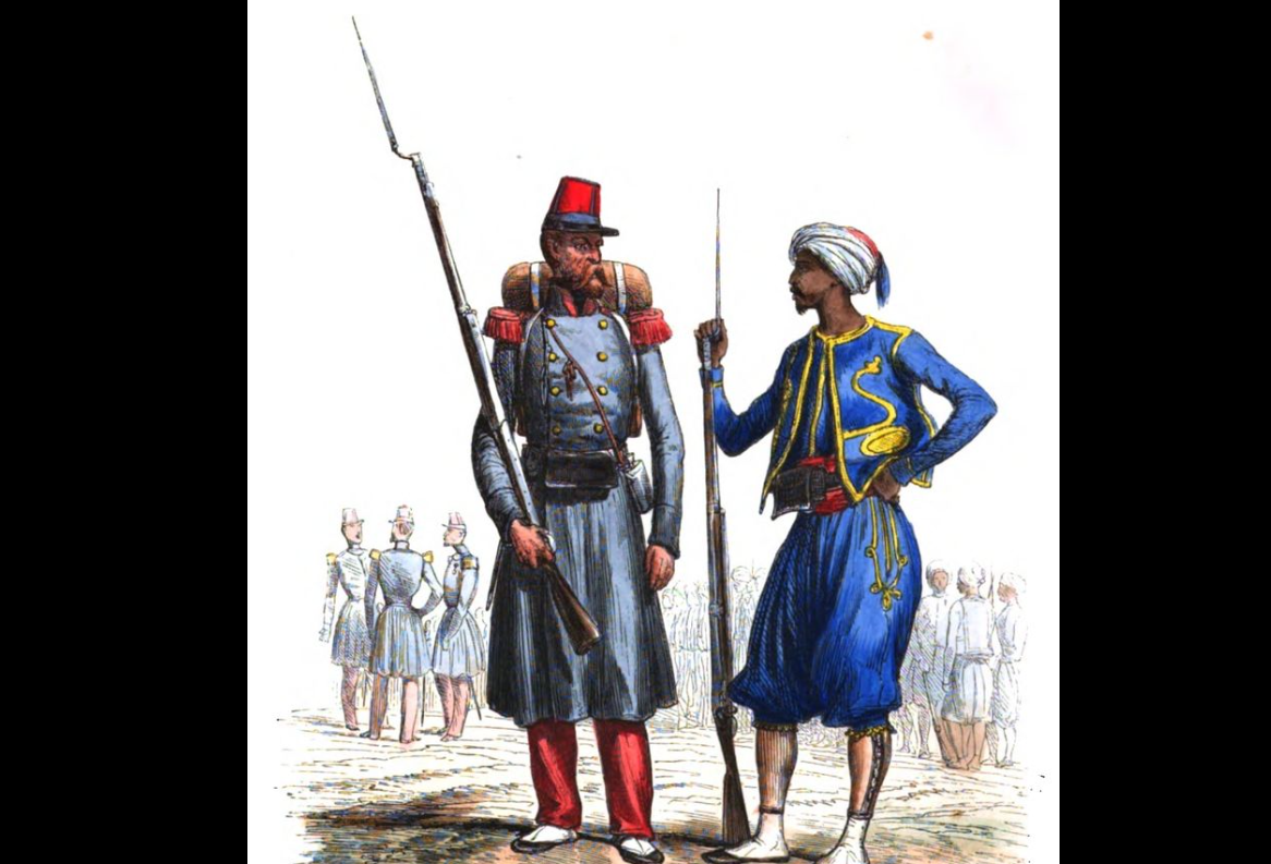 Первые французские легионеры в 1840-х годах