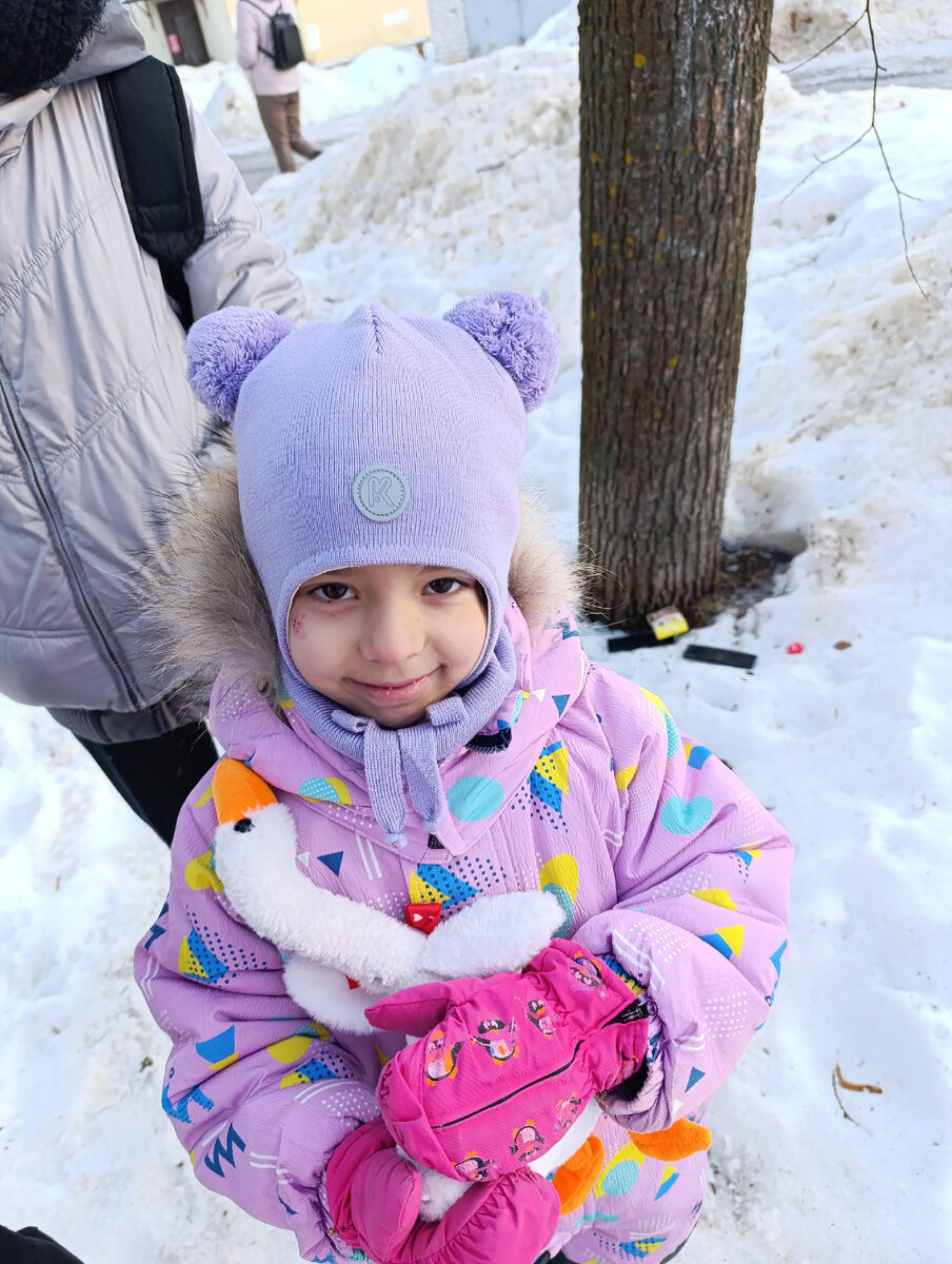 Ульяна в новой шапочке