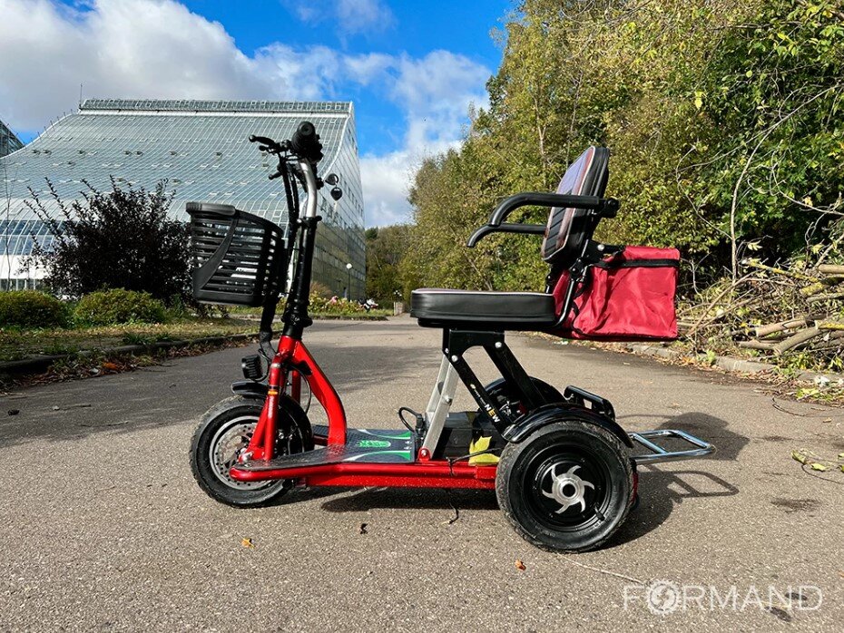 Компактный, но мощный электротрицикл для пожилых людей TRION Shturman DUAL