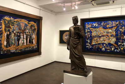 Картины и скульптуры знаменитого художника