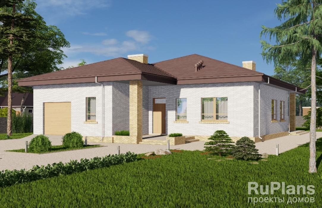 Тамбур - 3,23 м2Кладовая - 1,94 м2Кухня - 11,36 м2Гостиная - 27,91 м2Холл - 6,87 м2С/у - 1,82 м2Коридор - 10,63 м2Спальня - 12,38 м2Спальня - 15,18 м2Спальня - 13,09 м2Ванная - 8,16 м2Гараж - 17,01 м2Бойлерная - 10,58 м2