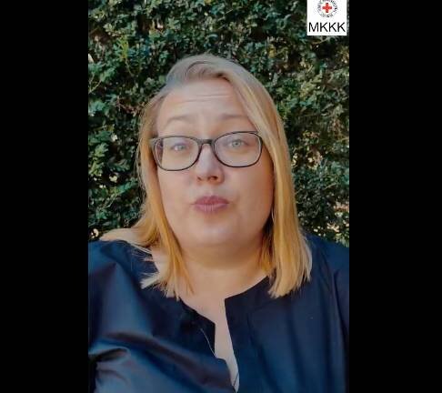    Анастасия Кушлейко. Фото: скриншот видео с официальной сайта МККК