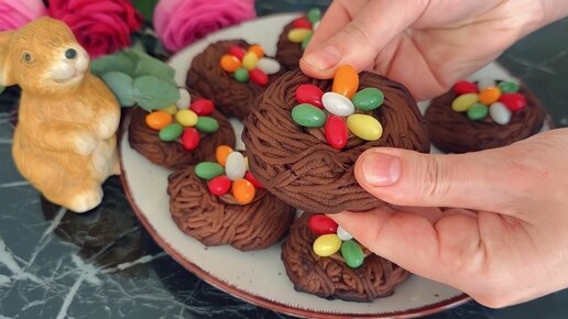 Домашнее шоколадное печенье 