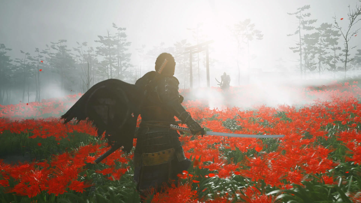 Живописные пейзажи из Ghost of Tsushima