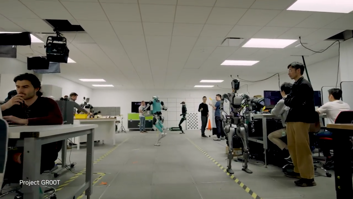Проект Project GR00T - Generalist Robot 00 Technology.