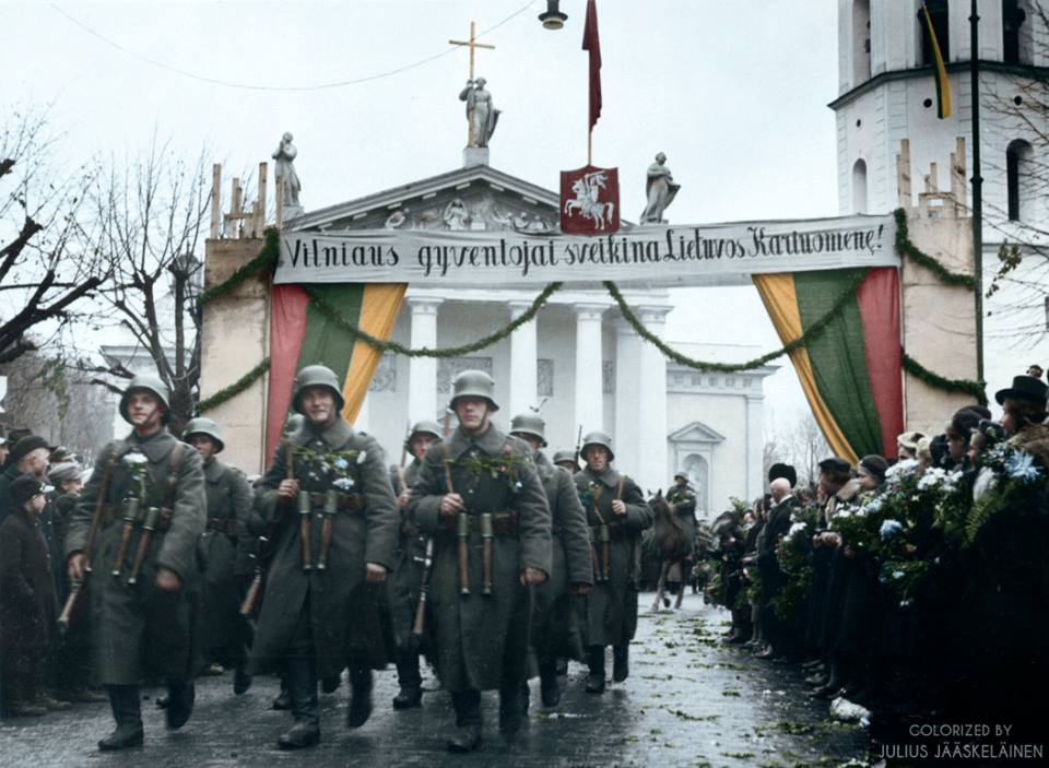 Литва встречает "героев", 1941 год
