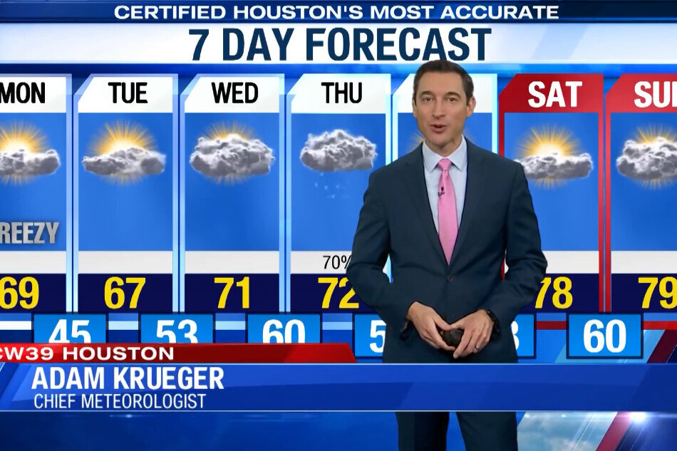     Американский ведущий прогноза погоды стал героем сети. В тексты эфиров он вплетает строки из песен Эминема, «Нирваны», Queen и других артистов