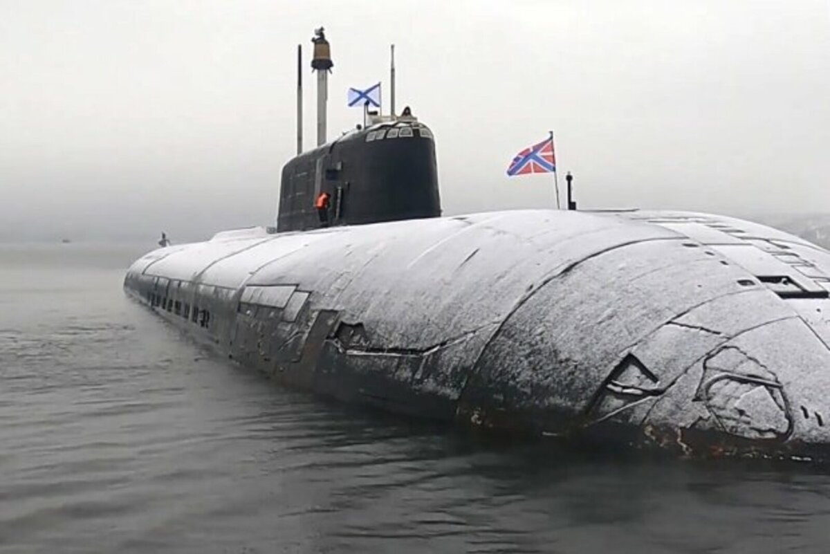 Атомный подводный ракетный крейсер «Томск» проекта 949А входит в боевой состав Тихоокеанского флота России с октября 1998 г. Фото:tvzvezda.ru