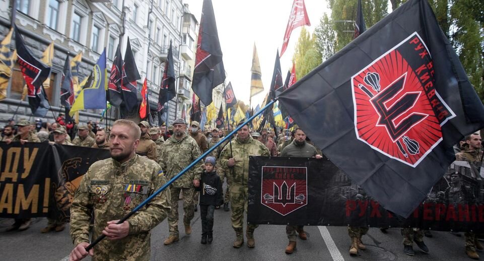    Марш ко Дню защитника Украины, Киев, 14 октября 2021 года. Фото: Pavlo Gonchar / Global Look Press