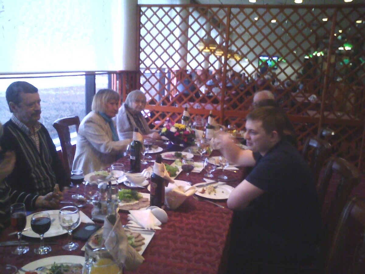 Бриллиантовая свадьба в ресторане "Дружба". Фото автора