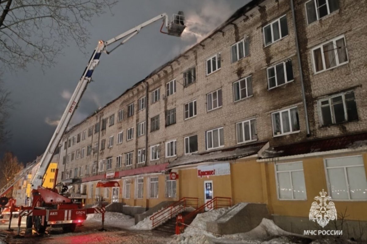    В Ясногорске начали ремонтировать здание бывшего общежития, где был пожар