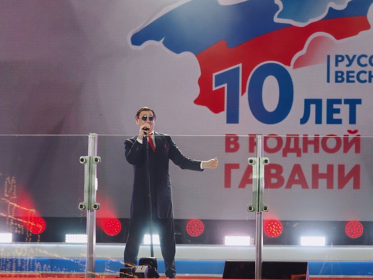 «10 лет в родной гавани» - как прошел митинг-концерт на Красной площади, посвященный 10-летней годовщине присоединения Крыма к России.-15
