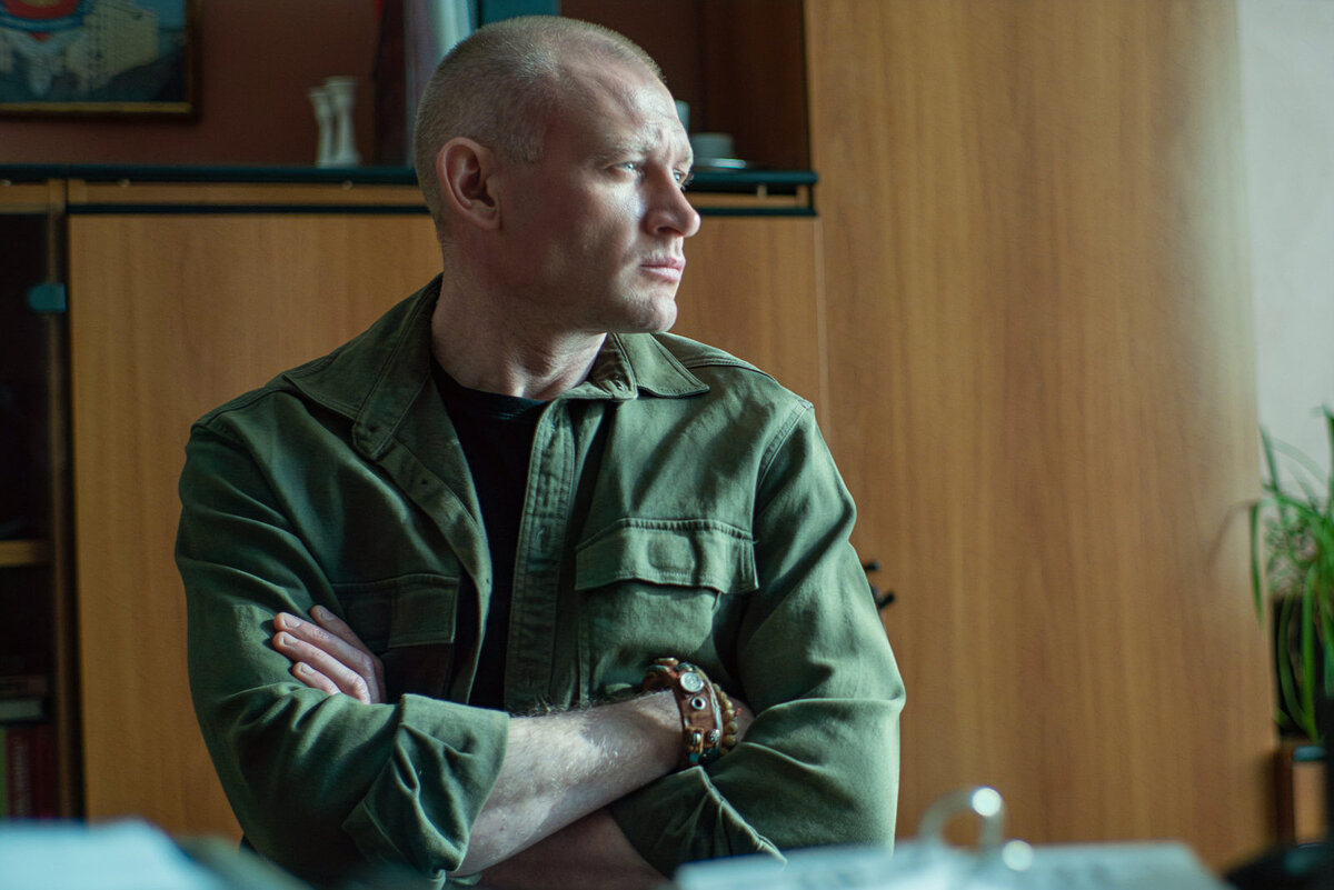 Андрей Фролов. Кадр из сериала "Преторианец".