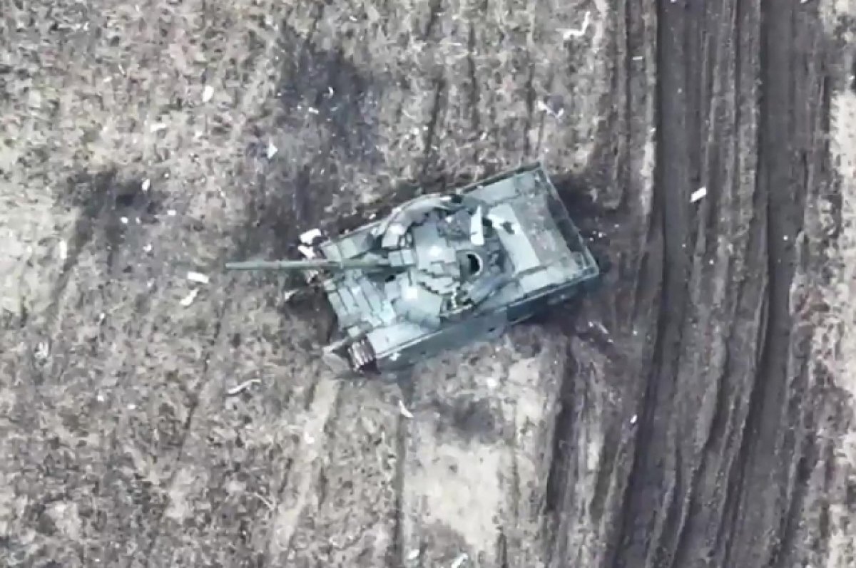    Сгоревшая военная техника ВСУ в ходе попытки прорыва на приграничную территорию в районе Сподарюшино Белгородской области.