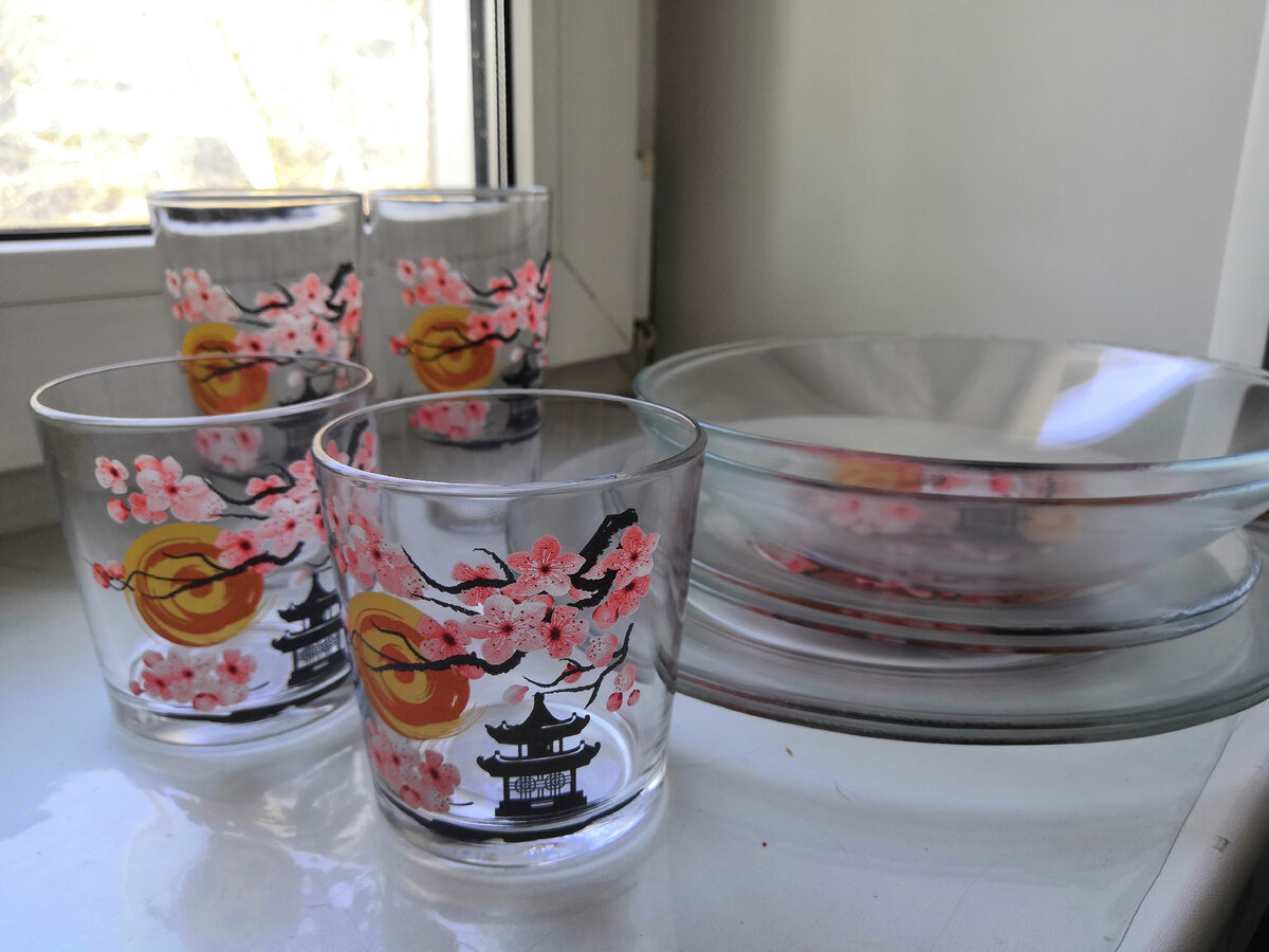 набор посуды Сакура.