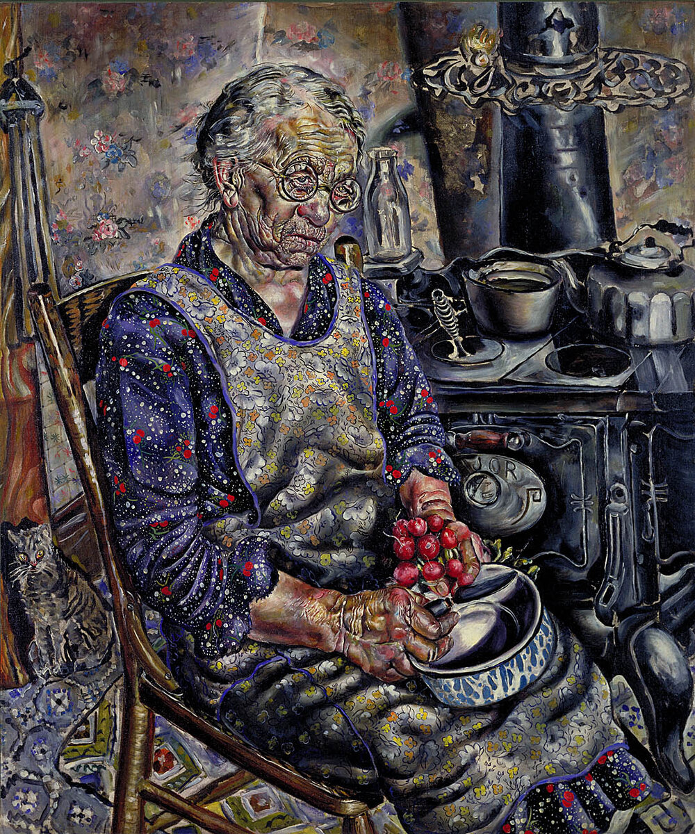 © Айвен Олбрайт (Ivan  Albright). Фермерская кухня. 1933-1934.