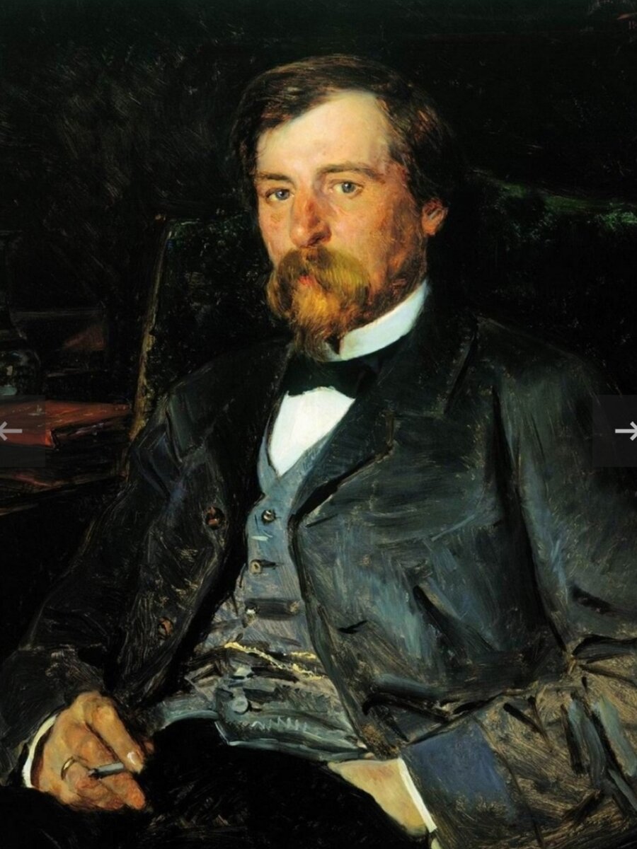 Владимир Маковский. «Портрет художника Иллариона Михайловича Прянишникова», 1883
